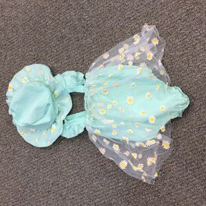 Adorable 0-3M Summer Outfit with Daisies